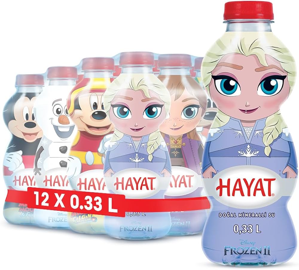 0,33 LT HAYAT DISNEY MASKOTLARI (12 ADET)